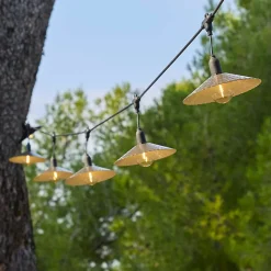 Guirlande solaire MINI VINTY HYBRID 10 ampoules 6M