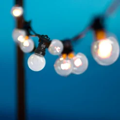 Guirlande solaire PARTY CLEAR 20 globes 9M