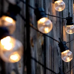 Guirlande solaire PARTY CLEAR 20 globes 9M