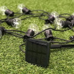 Guirlande solaire PARTY CLEAR 20 globes 9M