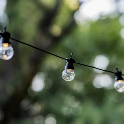 Guirlande solaire PARTY CLEAR 20 globes 9M