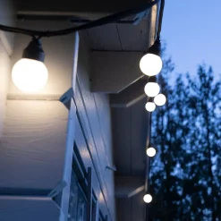 Guirlande Tradition globe laiteux - prolongeable - Chromex