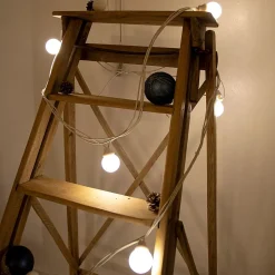 Guirlande Tradition globe laiteux - prolongeable - Chromex