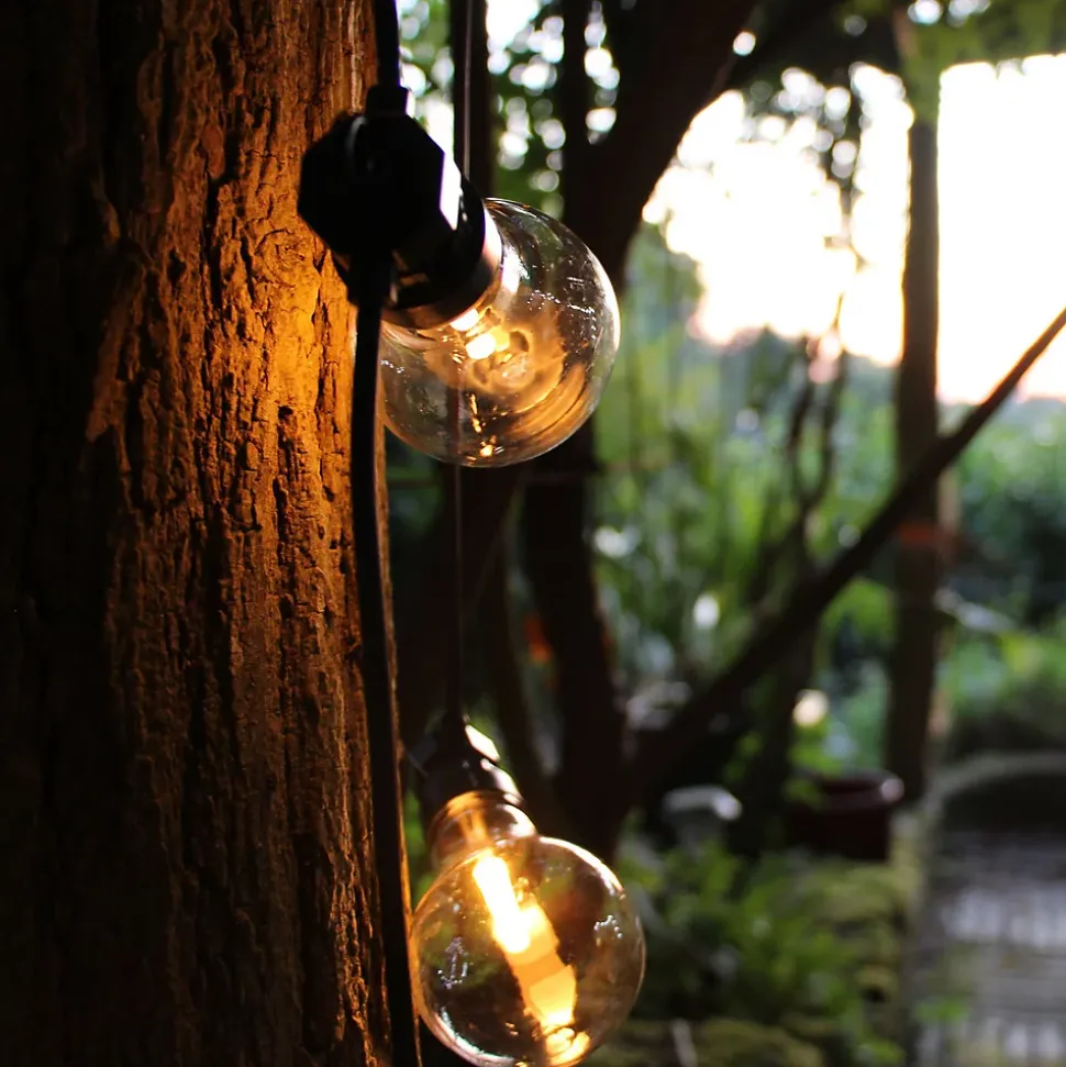 Guirlande Vintage Edy - effet filament Blanc chaud - Chromex