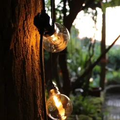 Guirlande Vintage Edy - effet filament Blanc chaud - Chromex