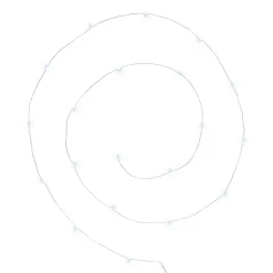 Guirlandes - 100 micro LED - argent et blanc froid - L1000 cm - Atmosphera