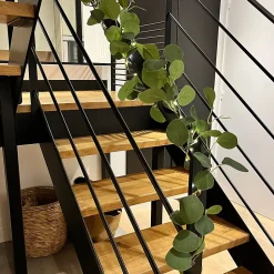 Guirlandes branches lumineuses d'eucalyptus à piles - Chromex