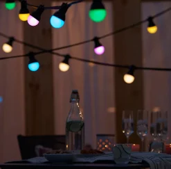 Guirlandes lumineuses LED intégrée Barnaby IP44 GoodHome Multicolore 10m