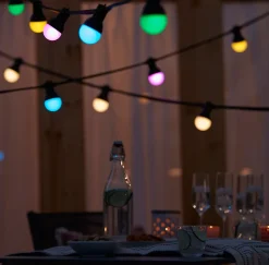 Guirlandes lumineuses LED intégrée Barnaby IP44 GoodHome Multicolore 10m