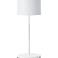 HELIO Lampe à poser blanc métal/plastique -LED intégrée 2W - ampoule incluse