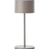 HELIO Lampe à poser taupe métal/plastique -LED intégrée 2W - ampoule incluse