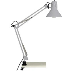 HOBBY Lampe à pince titane métal -E27 40W - ampoule non incluse