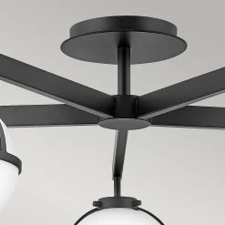 Hollis Lustre Noir - 5 Lumières