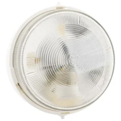 Hublot 1/4 tour IP44 E27 Classe II - blanc - Lébénoïd