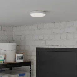 Hublot Almagro LED intégrée blanc neutre IP44 600lm 9W ⌀18xl.5cm blanc GoodHome