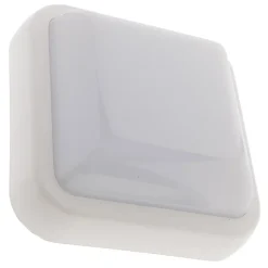 Hublot carré LED 15W 1050lm IP44 Blanc - Zenitech