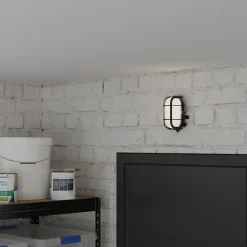 Hublot Klenova E27 IP44 L.17xl.12xH.10,6cm noir Goodhome