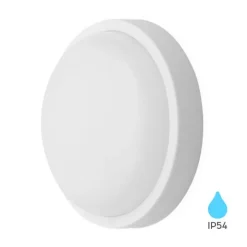 Hublot LED rond 12W IP54 3000K 1140lm