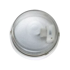 Hublot Mahu E27 IP44 Ø22xH.10cm blanc GoodHome