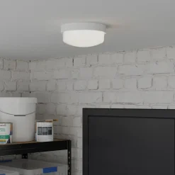 Hublot Mahu E27 IP44 Ø22xH.10cm blanc GoodHome