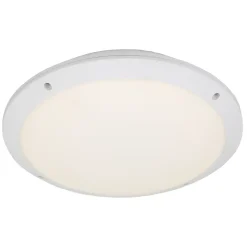 Hublot Mylius LED intégrée blanc neutre IP65 800lm 14W ⌀28xP.7cm blanc GoodHome