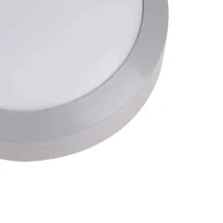 Hublot Tilman LED intégrée blanc neutre IP65 650lm 12W ⌀20xP.7cm gris GoodHome