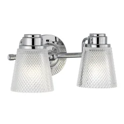 Hudson Applique 2 Lumières Chrome Poli IP44
