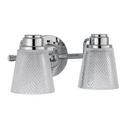 Hudson Applique 2 Lumières Chrome Poli IP44