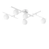 Ideal Lux ATLAS Plafonnier Globe à 5 Lumières Blanc