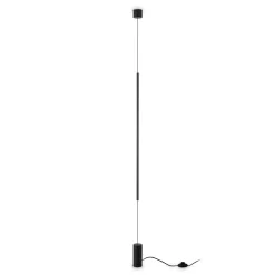 Ideal Lux FILO Plafonnier LED intégré noir, 3000K, non dimmable