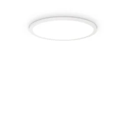 Ideal Lux FLY 45cm Semi Plafonnier LED Intégré Blanc, 4000K, IP40
