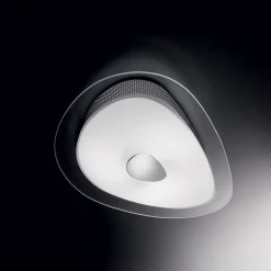 Ideal Lux Geko - Plafonnier à 2 ampoules, petit verre, E27