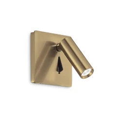 Ideal Lux LITE - Applique de lecture intérieure à LED intégrée 1 lumière noire 3000K