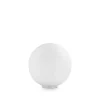 Ideal Lux Mapa Bianco - Petite Lampe de Table Globe à 1 Lumière, Blanc, E27