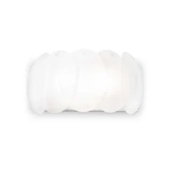 Ideal Lux Ovalino - Applique murale d'intérieur à 2 ampoules, blanc, E27