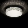 Ideal Lux Roma - Grand plafonnier à 9 ampoules au fini chrome, G9