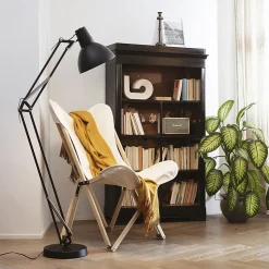 Ideal Lux WALLY Lampadaire Task Noir