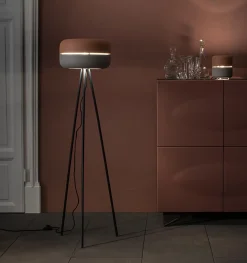 Idra - Lampadaire en métal noir