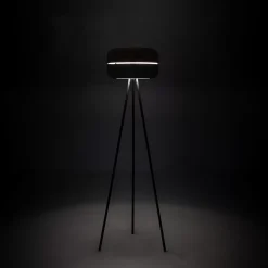 Idra - Lampadaire en métal noir