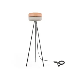 Idra - Lampadaire en métal noir