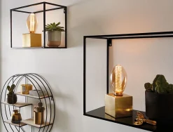 Inner Glow Edition Ampoule LED Ampoule intérieure torsadée E27 230V 230lm 4W 1800K Doré