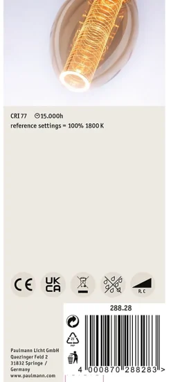 Inner Glow Edition Ampoule LED Ampoule intérieure sphérique E27 230V 120lm 3,6W 1800K gradable Doré