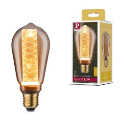 Inner Glow Edition Ampoules LED Ampoule intérieure torsadée E27 230V 230lm 4W 1800K Doré
