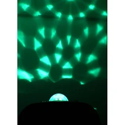 INOVALLEY KA116BOWL - Enceinte lumineuse Bluetooth 450W - Fonction Karaoke - Boule kaleidoscope LED multicolore - Port USB