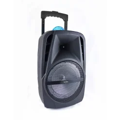 INOVALLEY KA116BOWL - Enceinte lumineuse Bluetooth 450W - Fonction Karaoke - Boule kaleidoscope LED multicolore - Port USB