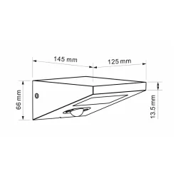 IRIS Spot à énergie solaire noir 4000K Luminaire extérieur Beneito Faure