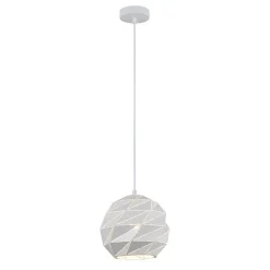Italux Palermo - Suspension moderne blanche à 1 lumière, E27