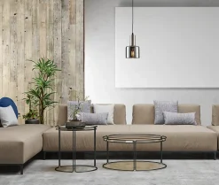 Italux Santia Plafonnier suspendu moderne à 1 lumière en forme de dôme, E27