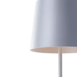 KAAMI lot de 2 lampes extérieures LED intégrée 2W gris dépoli 310 lumen 3000 kelvin IP44