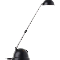 KATRINA Lampe à poser noir plastique/métal -LED intégrée 8,5W - ampoule incluse